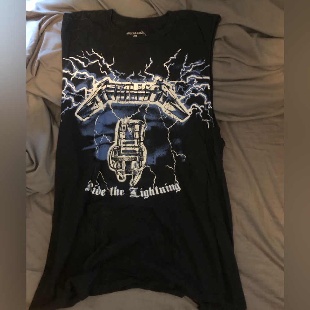 XL Metallica Ride the Lightning cut off